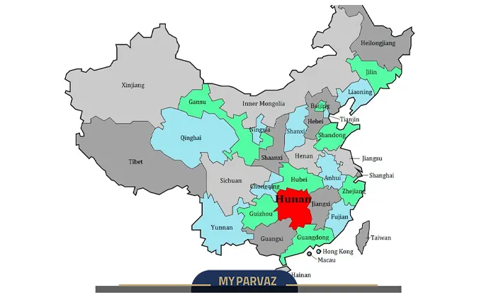 Area of ​​China